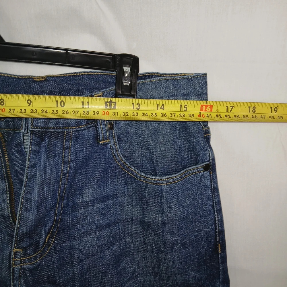 Lacoste Jeans Men's 42‎ Blue Denim Cotton Stretch Mid Rise Straight Leg 32x32